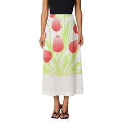 Flowers Lover T- Shirtflowers T- Shirt (7) Classic Midi Chiffon Skirt