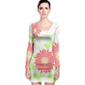 Flowers Lover T- Shirtflowers T- Shirt (8) Long Sleeve Bodycon Dress View1