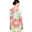 Flowers Lover T- Shirtflowers T- Shirt (8) Long Sleeve Bodycon Dress View2