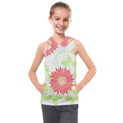 Flowers Lover T- Shirtflowers T- Shirt (8) Kids  Sleeveless Hoodie by maxcute