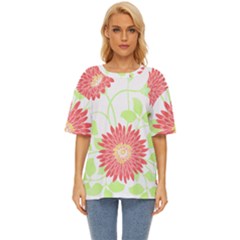 Flowers Lover T- Shirtflowers T- Shirt (8) Oversized Basic Tee by maxcute