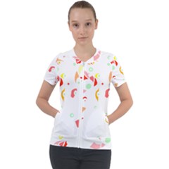 Flowers Lover T- Shirtflowers T- Shirt (9) Short Sleeve Zip Up Jacket by maxcute