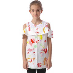 Flowers Lover T- Shirtflowers T- Shirt (9) Fold Over Open Sleeve Top