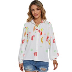 Flowers Lover T- Shirtflowers T- Shirt (9) Women s Long Sleeve Button Down Shirt