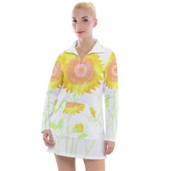 Flowers Lover T- Shirtflowers T- Shirt Women s Long Sleeve Casual Dress by maxcute