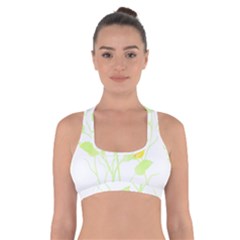 Flowers Lover T- Shirtflowers T- Shirt Cross Back Sports Bra