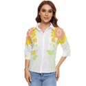 Flowers Lover T- Shirtflowers T- Shirt Women s Quarter Sleeve Pocket Shirt View1