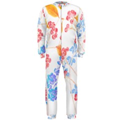 Flowers Pattern T- Shirtflower Pattern Design Drawing T- Shirt Onepiece Jumpsuit (men) by maxcute