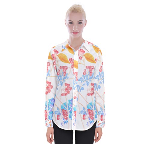 Flowers Pattern T- Shirtflower Pattern Design Drawing T- Shirt Womens Long Sleeve Shirt by maxcute