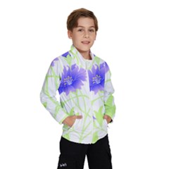 Flowers Pattern T- Shirtflowers T- Shirt Kids  Windbreaker by maxcute