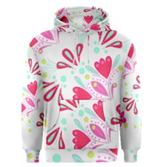 Flowers T- Shirt Batik Flower Pattern T- Shirt Men s Core Hoodie