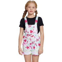 Flowers T- Shirt Batik Flower Pattern T- Shirt Kids  Short Overalls by maxcute