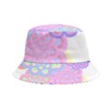 Flowers T- Shirt Flower Bouquet Pink, Purple, Blue T- Shirt Inside Out Bucket Hat View2