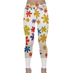 Flowers T- Shirt Flower Power T- Shirt Classic Yoga Leggings by maxcute