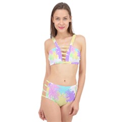 Flowers T- Shirt Just Flowers T- Shirt Cage Up Bikini Set