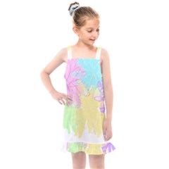 Flowers T- Shirt Just Flowers T- Shirt Kids  Overall Dress by maxcute