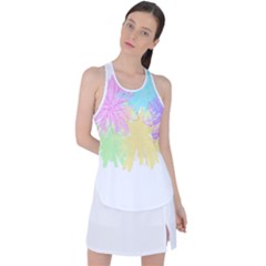 Flowers T- Shirt Just Flowers T- Shirt Racer Back Mesh Tank Top by maxcute