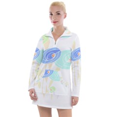 Flowers T- Shirtflowers T- Shirt (2) Women s Long Sleeve Casual Dress by maxcute