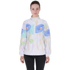 Flowers T- Shirtflowers T- Shirt (2) Women s High Neck Windbreaker by maxcute