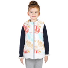 Forest T- Shirt Forest Tropical T- Shirt Kids  Hooded Puffer Vest by maxcute