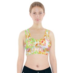 Fractal Artwork T- Shirt Sun Ray Life T- Shirt Sports Bra With Pocket by maxcute