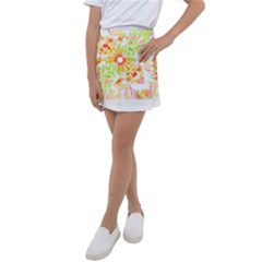 Fractal Artwork T- Shirt Sun Ray Life T- Shirt Kids  Tennis Skirt by maxcute