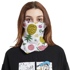 Fruits T- Shirt Funny Summer Fruits Collage Fruit Bright Colors T- Shirt Face Covering Bandana (two Sides) by maxcute