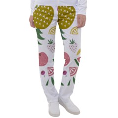 Fruits T- Shirt Funny Summer Fruits Collage Fruit Bright Colors T- Shirt Women s Casual Pants by maxcute