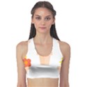 Garden T- Shirt Garden Flowers Pattern T- Shirt Sports Bra View1