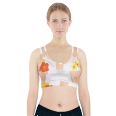 Garden T- Shirt Garden Flowers Pattern T- Shirt Sports Bra With Pocket by maxcute