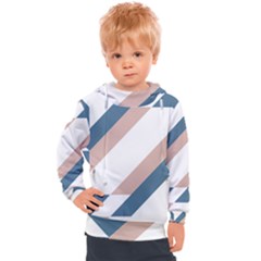 Geometric Abstract Art T- Shirt Mountain River Pattern Kids  Hooded Pullover by maxcute