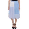 Geometric T- Shirt Blue Composition T- Shirt Classic Midi Skirt View1