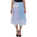 Geometric T- Shirt Blue Composition T- Shirt Perfect Length Midi Skirt View1