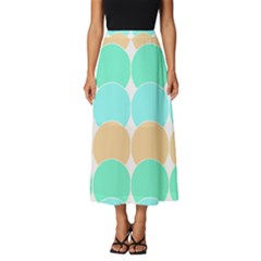 Geometric T- Shirtgeometric Pattern T- Shirt Classic Midi Chiffon Skirt