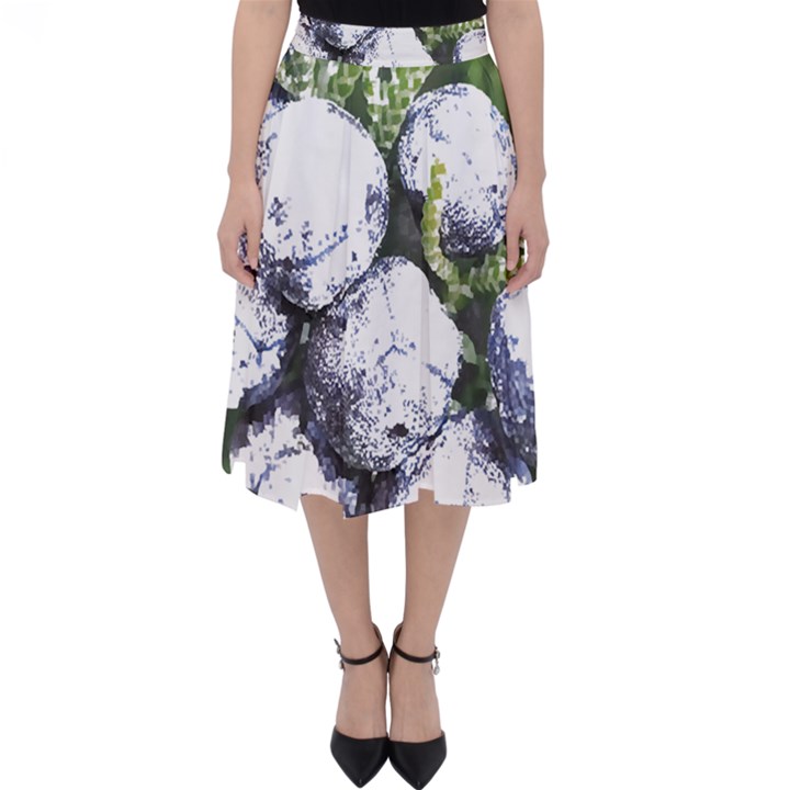 Gin T- Shirt Gin Juniper Berry Plant Photo T- Shirt Classic Midi Skirt