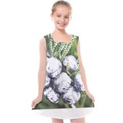 Gin T- Shirt Gin Juniper Berry Plant Photo T- Shirt Kids  Cross Back Dress by maxcute