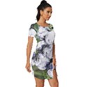 Gin T- Shirt Gin Juniper Berry Plant Photo T- Shirt Fitted Knot Split End Bodycon Dress View3