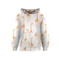 Giraffe Pattern T- Shirt Giraffes T- Shirt Kids  Pullover Hoodie by maxcute