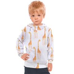 Giraffe Pattern T- Shirt Giraffes T- Shirt Kids  Hooded Pullover by maxcute