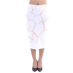 Giraffe T- Shirt Giraffe Spots T- Shirt Velvet Midi Pencil Skirt by maxcute