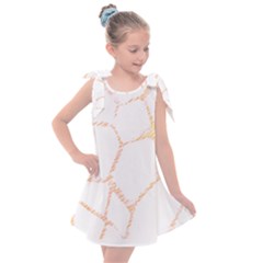 Giraffe T- Shirt Giraffe Spots T- Shirt Kids  Tie Up Tunic Dress by maxcute