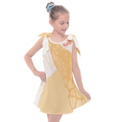 Giraffe T- Shirt Giraffe T- Shirt Kids  Tie Up Tunic Dress by maxcute