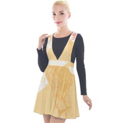 Giraffe T- Shirt Giraffe T- Shirt Plunge Pinafore Velour Dress by maxcute