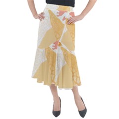 Giraffe T- Shirt Giraffe T- Shirt Midi Mermaid Skirt by maxcute