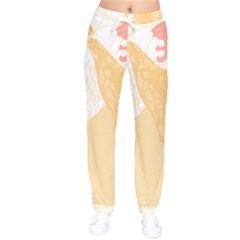 Giraffe T- Shirt Giraffe T- Shirt Women Velvet Drawstring Pants