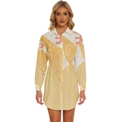 Giraffe T- Shirt Giraffe T- Shirt Womens Long Sleeve Shirt Dress