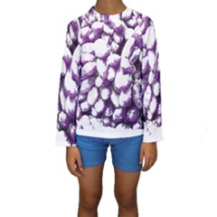 Grapes T- Shirt Purple Grapes Photo T- Shirt Kids  Long Sleeve Swimwear by maxcute