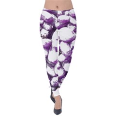 Grapes T- Shirt Purple Grapes Photo T- Shirt Velvet Leggings by maxcute