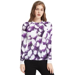 Grapes T- Shirt Purple Grapes Photo T- Shirt Women s Long Sleeve Rash Guard by maxcute