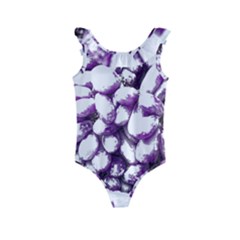 Grapes T- Shirt Purple Grapes Photo T- Shirt Kids  Frill Swimsuit by maxcute